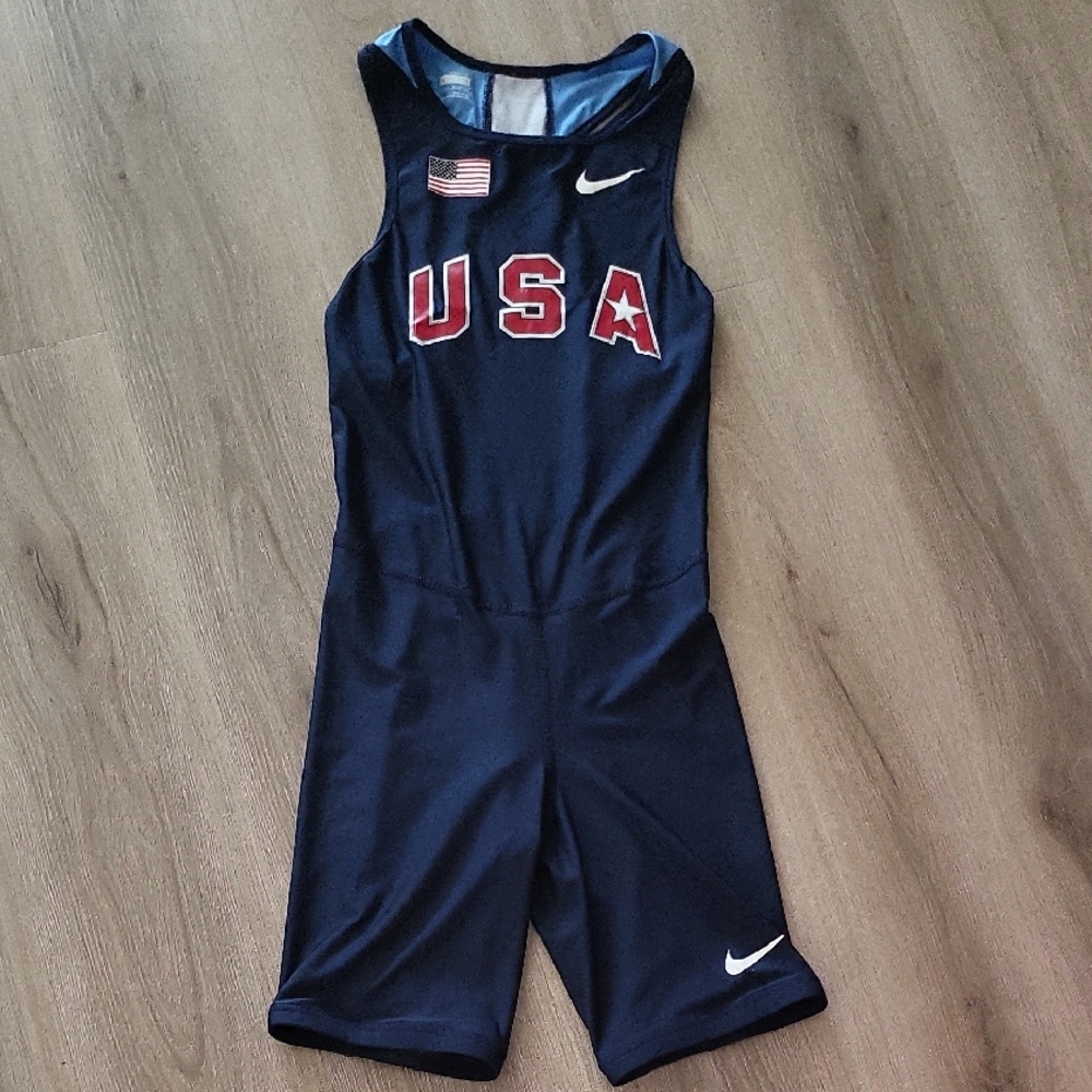 Team USA womens track and field Nike Elite Pro Swift uniform singlet